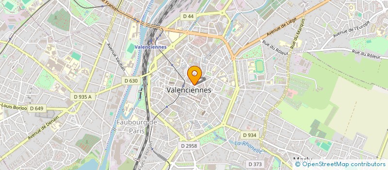 localisation de l'entreprise SAVA  VALENCIENNES