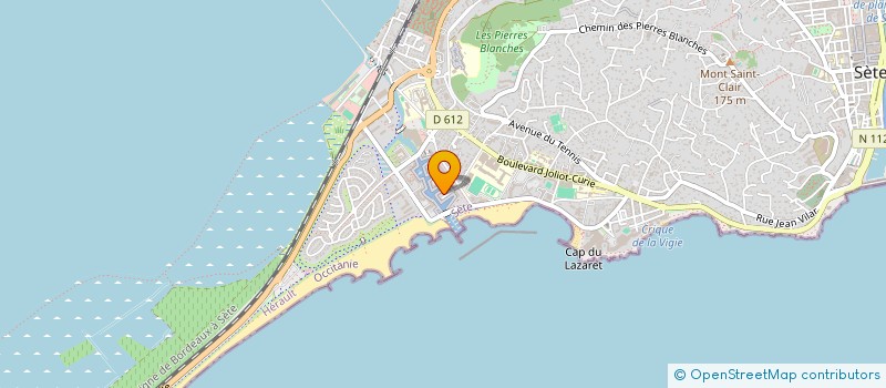 localisation de l'entreprise SAVA AUTO à SETE