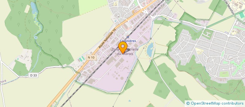 localisation de l'entreprise SAVA LOGISTIQUE à COIGNIERES