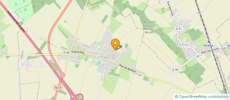 localisation de l'entreprise SAVAGE à THELUS