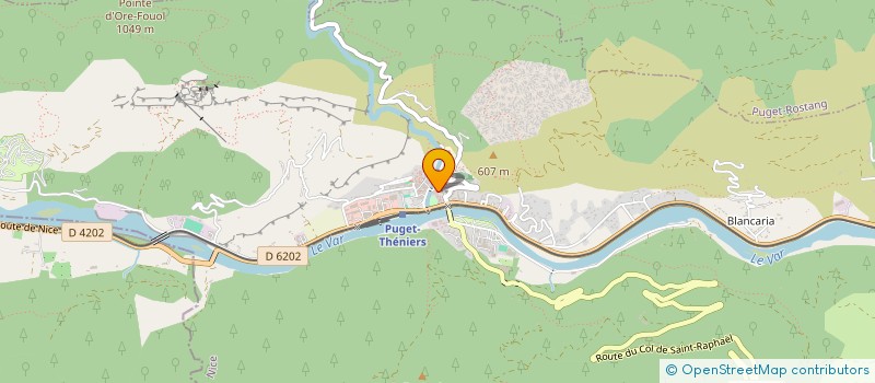 localisation de l'entreprise SAVAGESPORT  PUGET-THENIERS