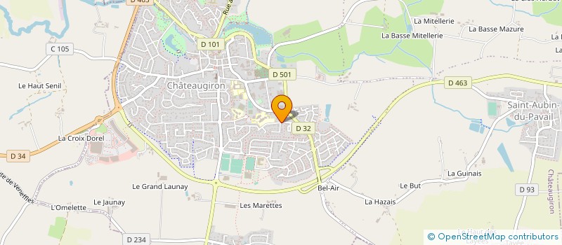 localisation de l'entreprise SAVAJO  CHATEAUGIRON