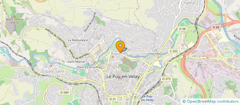 localisation de l'entreprise SAVAJOLS OPTIQUE  AIGUILHE