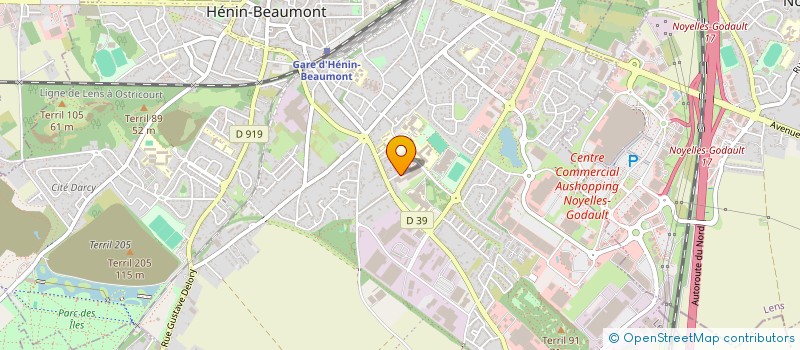 localisation de l'entreprise SAVAL à HENIN-BEAUMONT