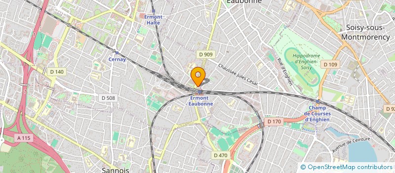 localisation de l'entreprise SAVAL à ERMONT