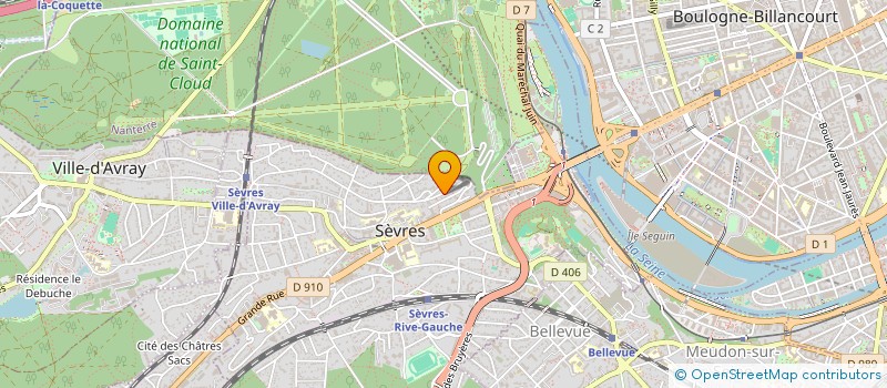 localisation de l'entreprise SAVALAI à SEVRES