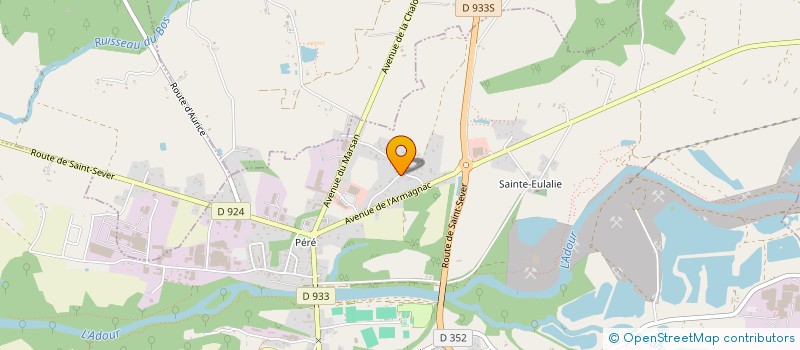 localisation de l'entreprise SAVALAND à SAINT-SEVER