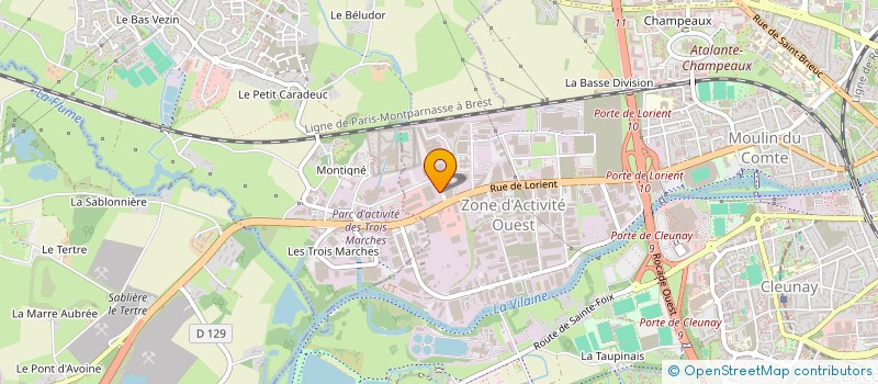 localisation de l'entreprise SAVALFER  RENNES