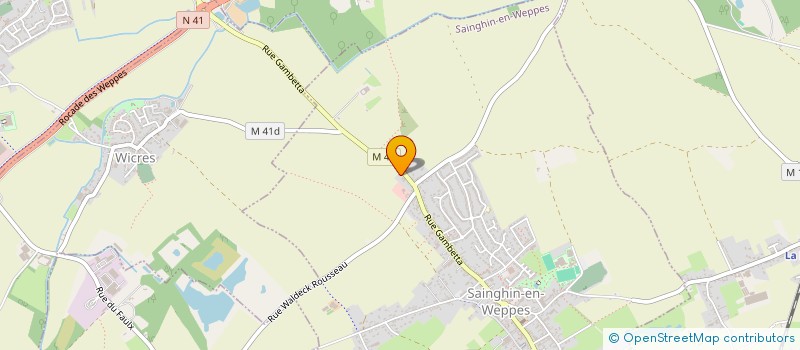 localisation de l'entreprise SAVALOFRA  SAINGHIN-EN-WEPPES