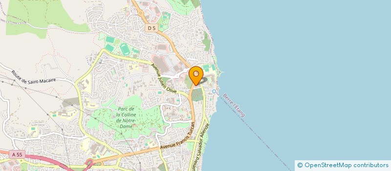 localisation de l'entreprise SAVAM à MARTIGUES