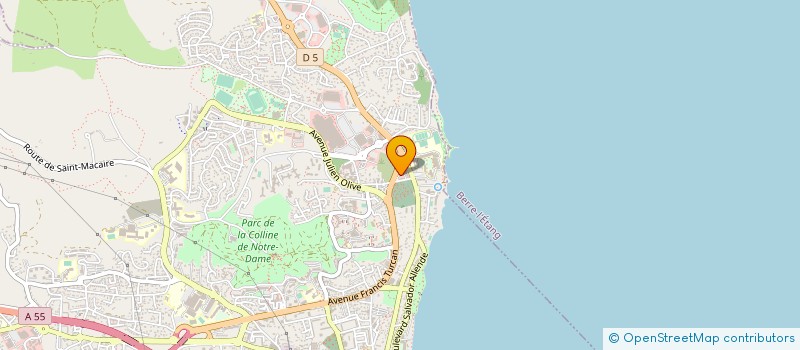 localisation de l'entreprise SAVAM SOCIETE ANONYME VENTE AUTOMOBILE MARTEGALE à MARTIGUES