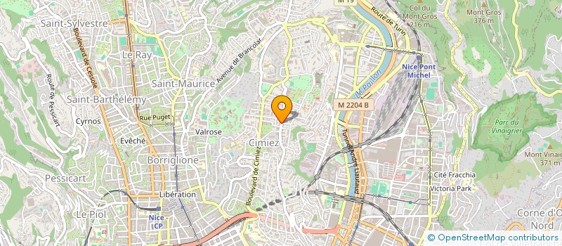 localisation de l'entreprise SAVAMA  NICE