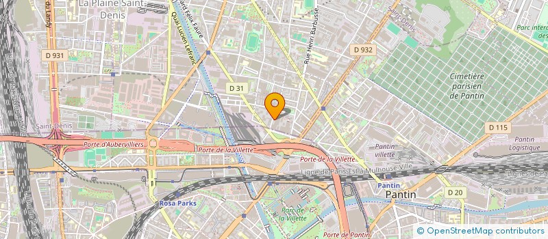 localisation de l'entreprise SAVAN  AUBERVILLIERS