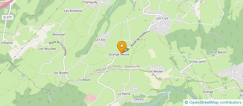 localisation de l'entreprise SAVAN MELANGE  LA ROCHE-SUR-FORON