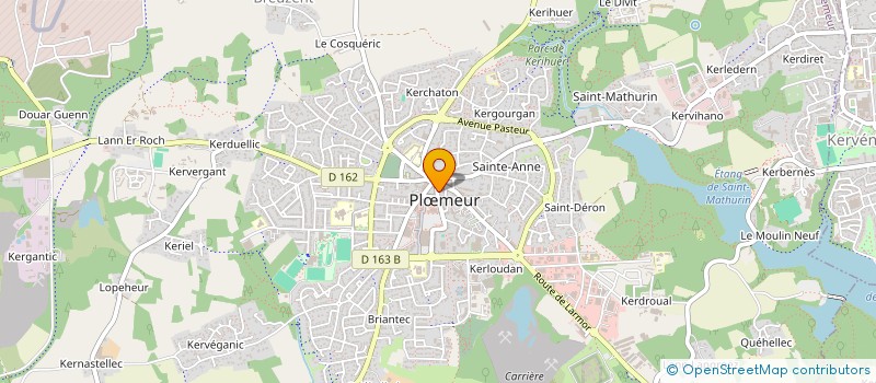 localisation de l'entreprise SAVANA à PLOEMEUR