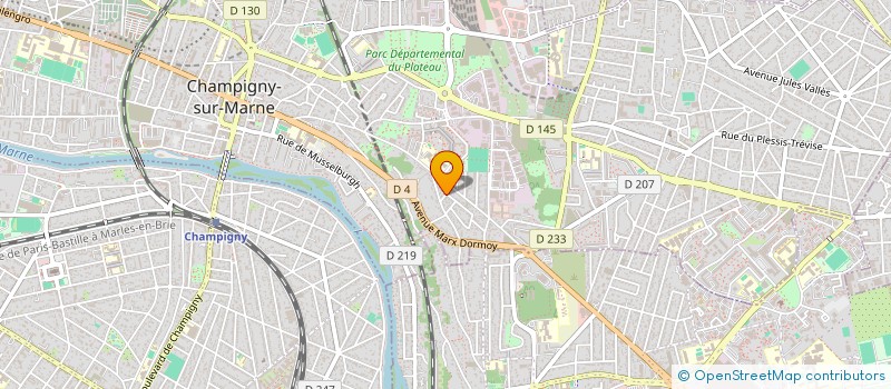 localisation de l'entreprise SAVANA à CHAMPIGNY-SUR-MARNE