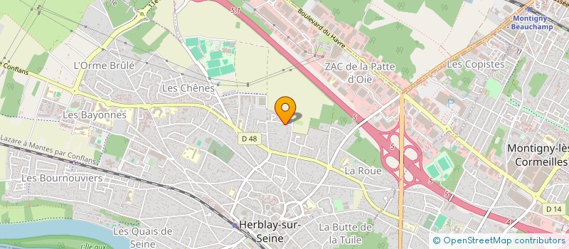 localisation de l'entreprise SAVANADE  HERBLAY-SUR-SEINE