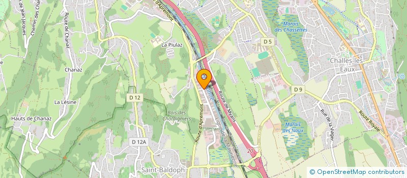 localisation de l'entreprise SAVANE  LA RAVOIRE