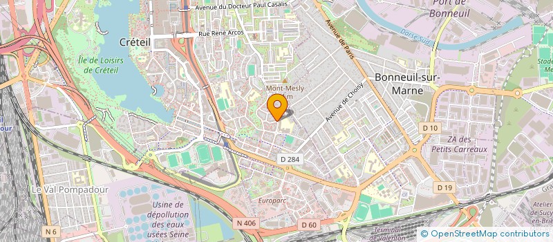 localisation de l'entreprise SAVANHA à CRETEIL