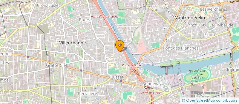 localisation de l'entreprise SAVANILLE  VILLEURBANNE