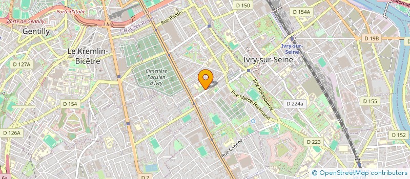 localisation de l'entreprise SAVANN 973  IVRY-SUR-SEINE