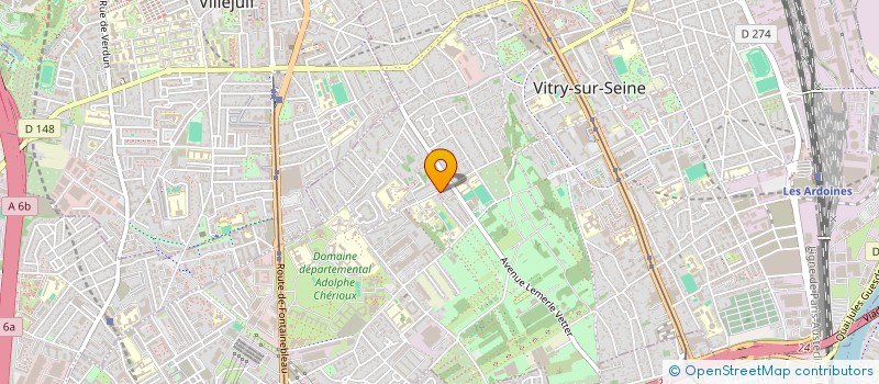 localisation de l'entreprise SAVANNA à VITRY-SUR-SEINE