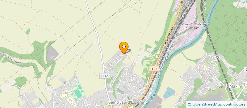 localisation de l'entreprise SAVART  SAINT-LEU-D'ESSERENT