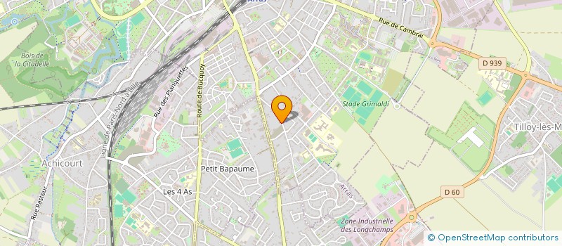 localisation de l'entreprise SAVARY à ARRAS