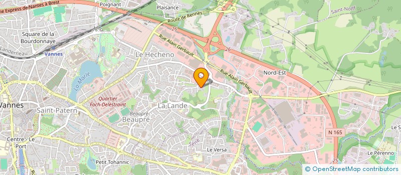 localisation de l'entreprise SAVARY à VANNES