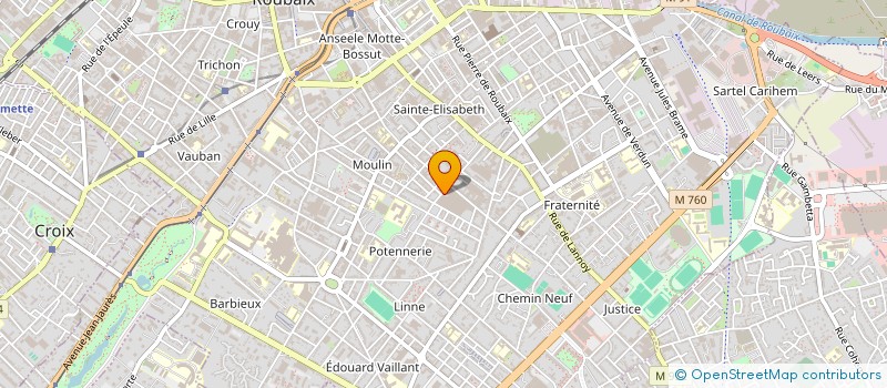 localisation de l'entreprise SAVAT  ROUBAIX