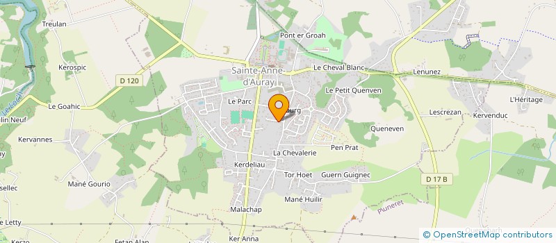 localisation de l'entreprise SAVATE B.F SAINT-ANNOISE  SAINTE-ANNE-D'AURAY