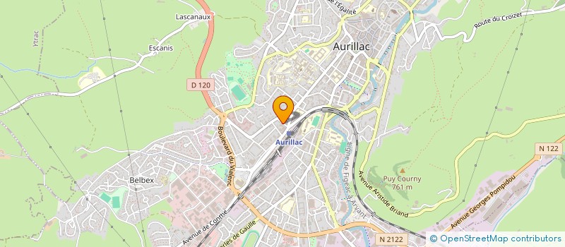 localisation de l'entreprise SAVATE BOXE FRANCAISE AURILLACOISE à AURILLAC