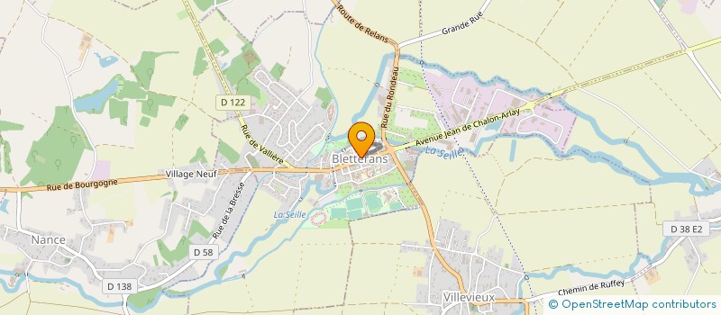 localisation de l'entreprise SAVATE BOXE FRANCAISE DE BLETTERANS  BLETTERANS