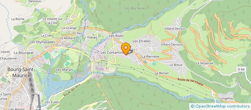 localisation de l'entreprise SAVATE BOXE FRANCAISE DE BOURG SAINT-MAURICE-LES-ARCS  SEEZ