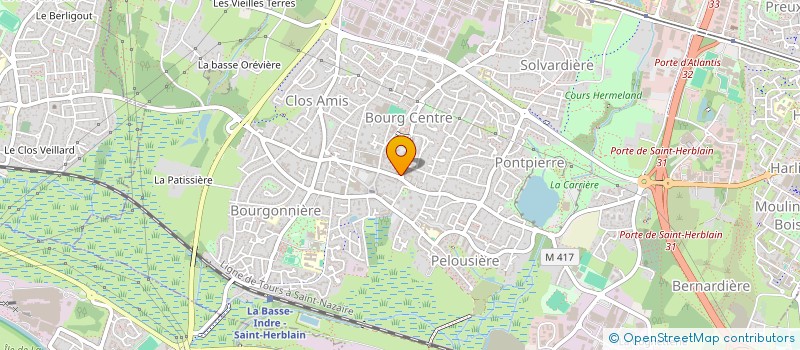 localisation de l'entreprise SAVATE BOXE HERBLINOISE  SAINT-HERBLAIN