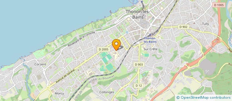 localisation de l'entreprise SAVATE BOXING CLUB à THONON-LES-BAINS