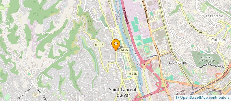 localisation de l'entreprise SAVATE BOXING CLUB LAURENTIN  SAINT-LAURENT-DU-VAR