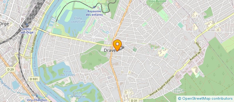localisation de l'entreprise SAVATE CLUB DRAVEIL BOXE FORME DEFENSE à DRAVEIL