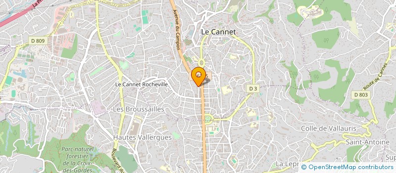 localisation de l'entreprise SAVATE PASSION BOXE FRANCAISE à LE CANNET