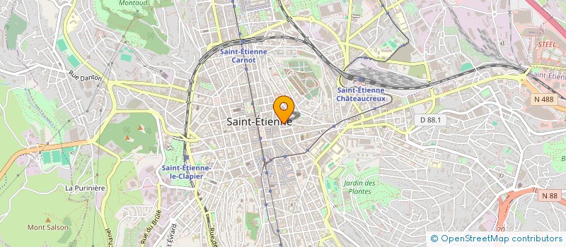 localisation de l'entreprise SAVATEX à SAINT-ETIENNE