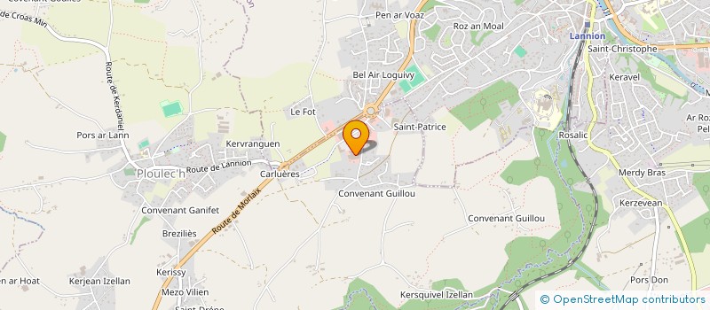 localisation de l'entreprise SAVAVIT  PLOULEC'H