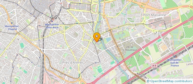 localisation de l'entreprise SAVE à MONTPELLIER