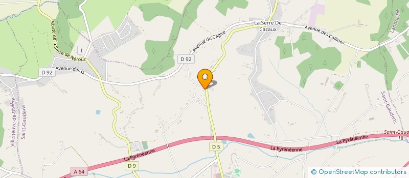 localisation de l'entreprise SAVE COMMINGES ET PYRENEES  SAINT-GAUDENS