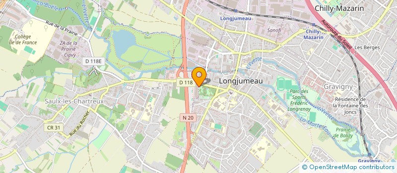 localisation de l'entreprise SAVE INGENIERIE à LONGJUMEAU