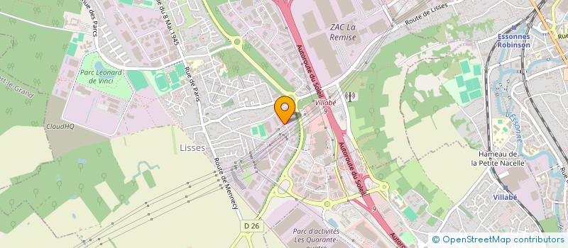 localisation de l'entreprise SAVE MIROITERIE à LISSES