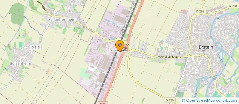 localisation de l'entreprise SAVECO DIFFUSION  ERSTEIN