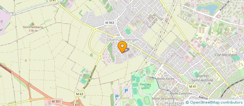 localisation de l'entreprise SAVED BY CHRIST  OBERHAUSBERGEN