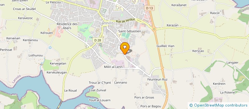 localisation de l'entreprise SAVEL INDUSTRIES à LANNILIS