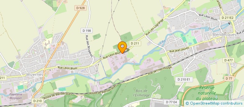 localisation de l'entreprise SAVELIA  BLENDECQUES