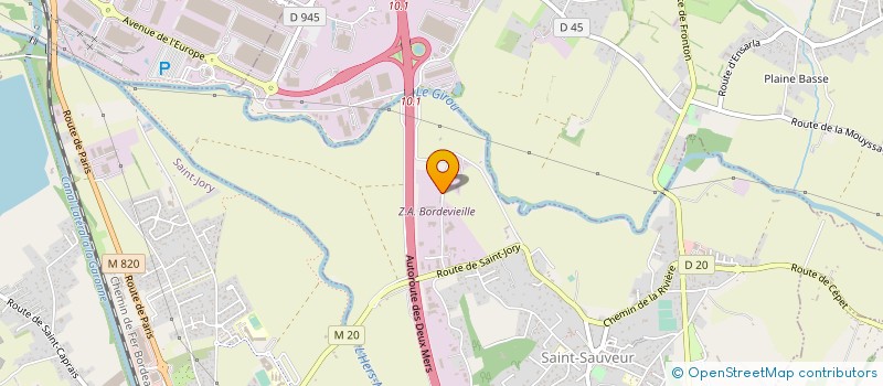 localisation de l'entreprise SAVEM à SAINT-SAUVEUR